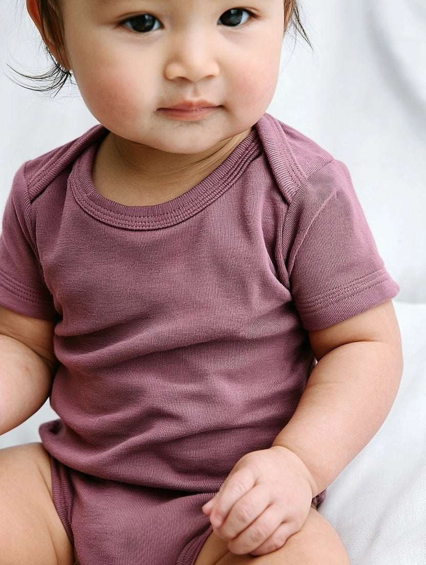 [PRÉ-COMMANDE] Body Mérinos Manches Courtes - Encolure Américaine