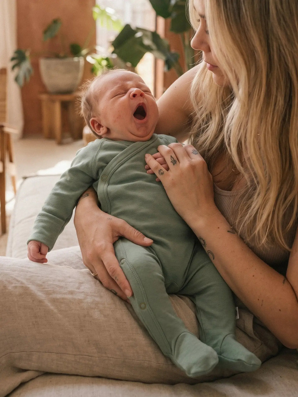[PRÉ-COMMANDE] Grenouillère bébé en laine mérinos