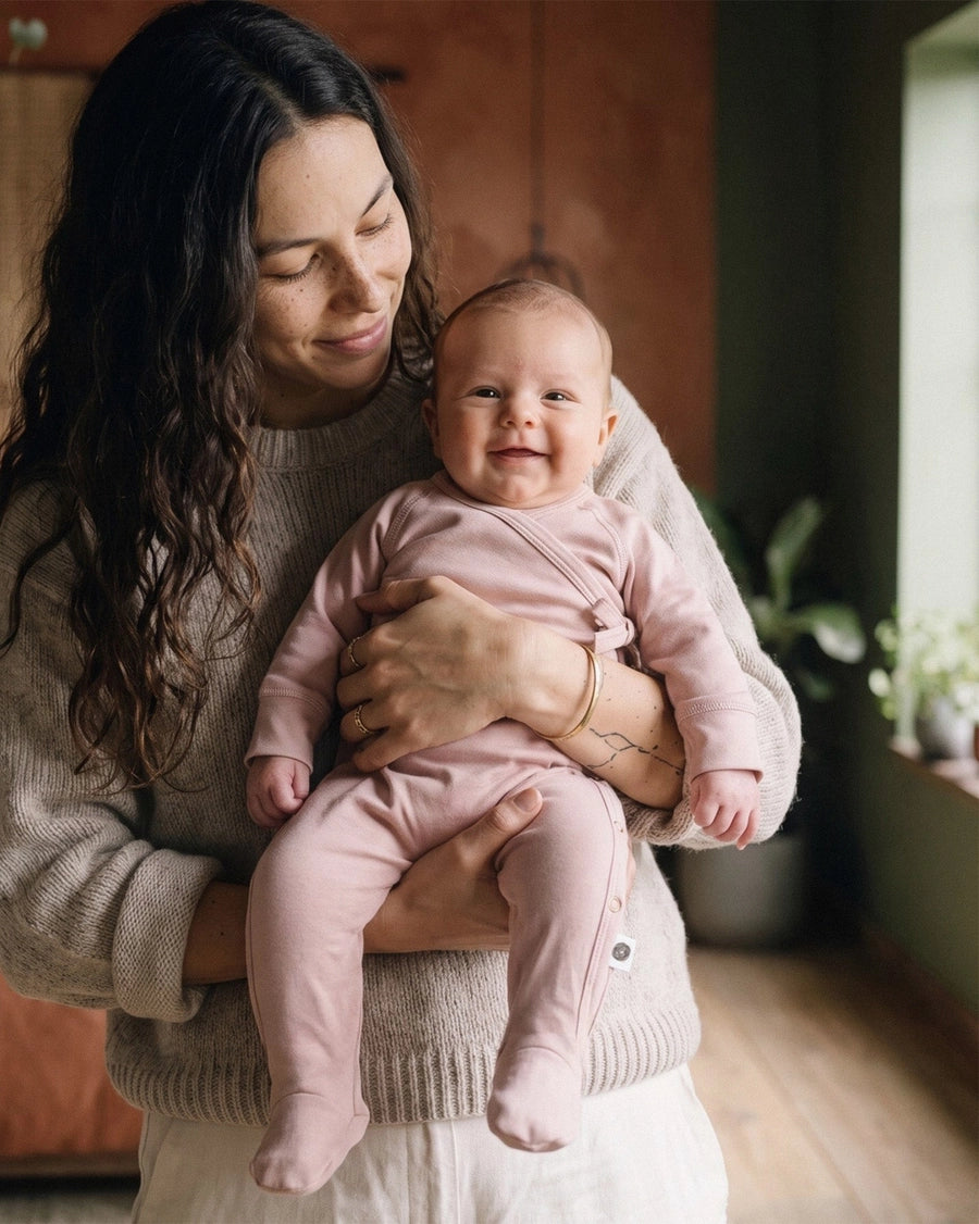[PRÉ-COMMANDE] Grenouillère bébé en laine mérinos