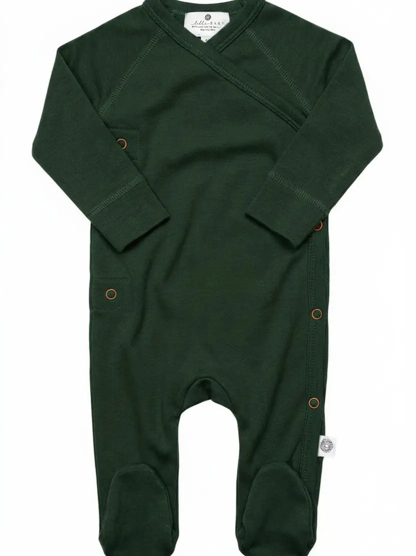 [PRÉ-COMMANDE] Grenouillère bébé en laine mérinos
