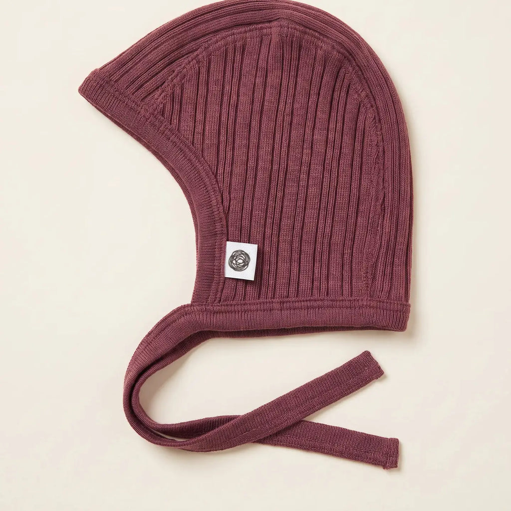 [PRÉ-COMMANDE] Bonnet nouveau-né en laine mérinos – côtelé