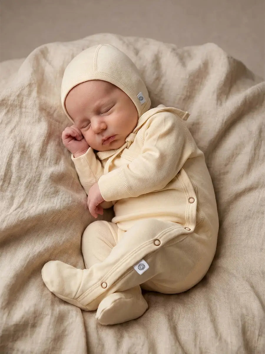 [PRÉ-COMMANDE] Grenouillère bébé en laine mérinos