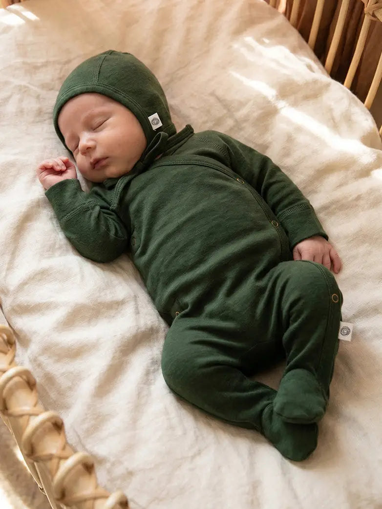 [PRÉ-COMMANDE] Bonnet nouveau-né en laine mérinos – classique