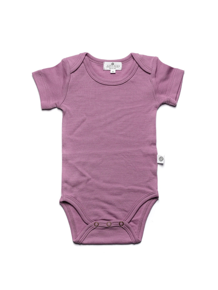 [PRÉ-COMMANDE] Body Mérinos Manches Courtes - Encolure Américaine