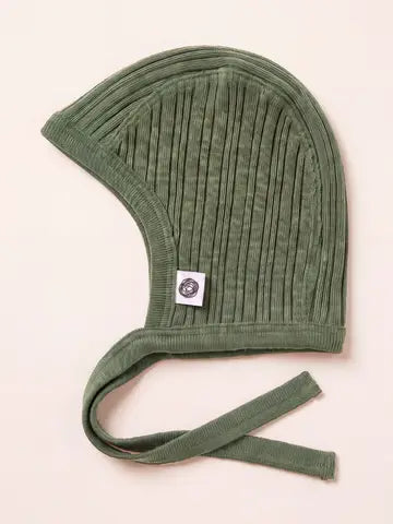 [PRÉ-COMMANDE] Bonnet nouveau-né en laine mérinos – côtelé