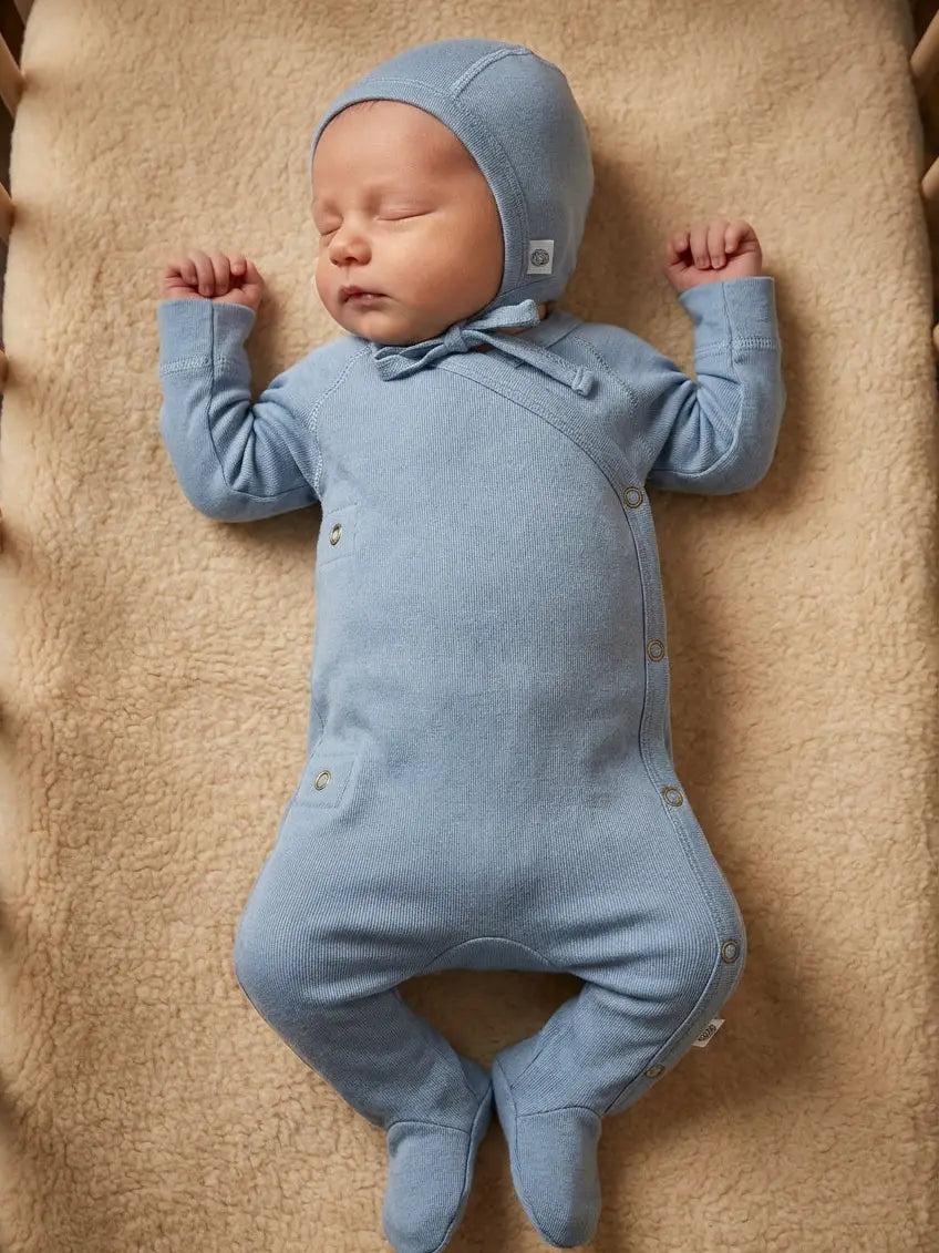 [PRÉ-COMMANDE] Grenouillère bébé en laine mérinos