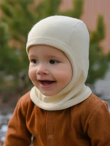 [PRÉ-COMMANDE] Cagoule enfant en laine mérinos