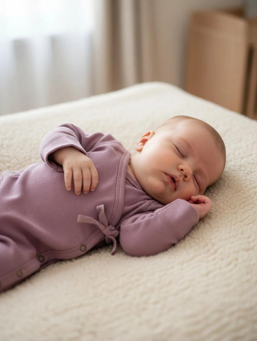 [PRÉ-COMMANDE] Grenouillère bébé en laine mérinos