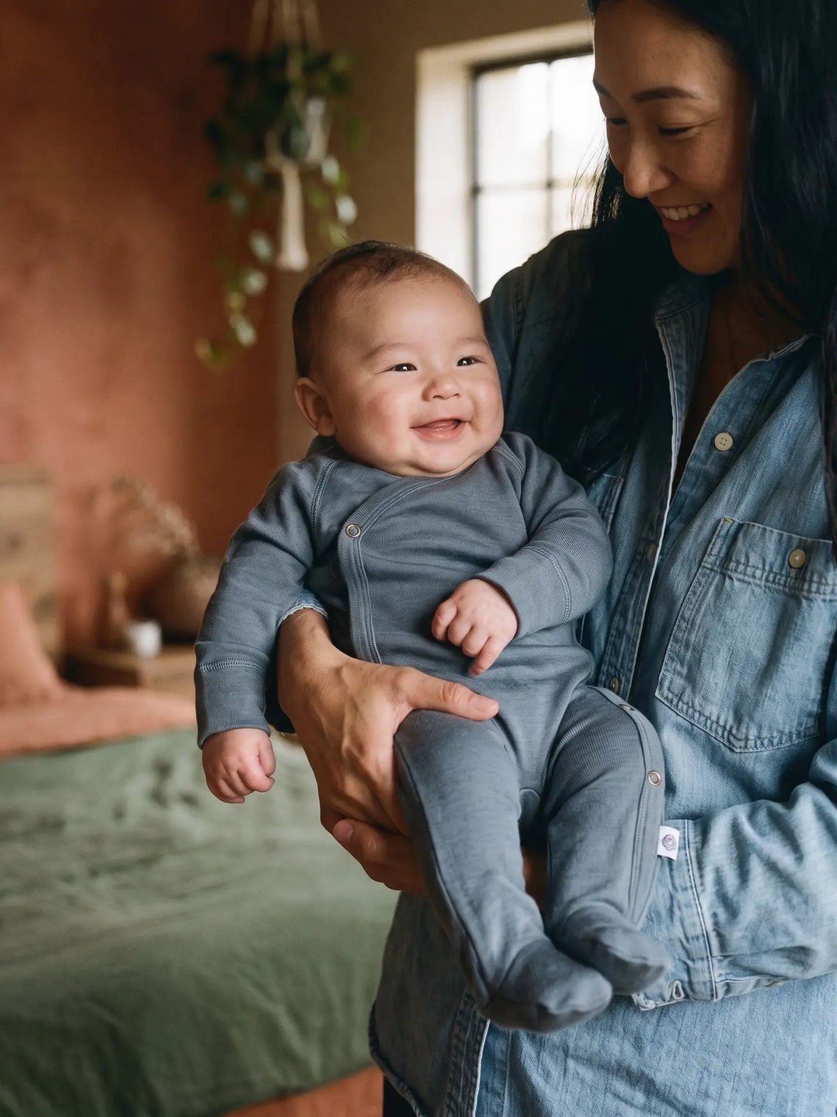 [PRÉ-COMMANDE] Grenouillère bébé en laine mérinos
